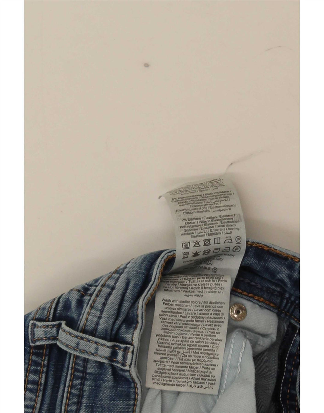 Jack & Jones Herre GLENN Slim Jeans W27 L32 Blå Bomuld