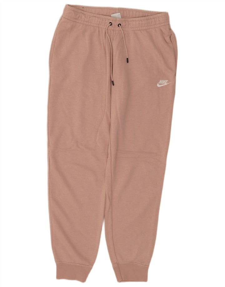NIKE træningsdragt til kvinder Joggers UK 14 Medium Pink Bomuld