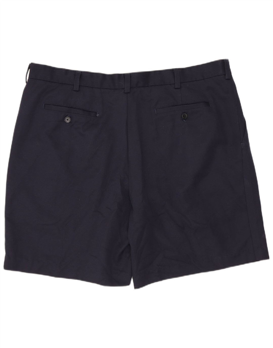 Izod Herre Pegged Chino Shorts W40 XL Navy Blue Polyester