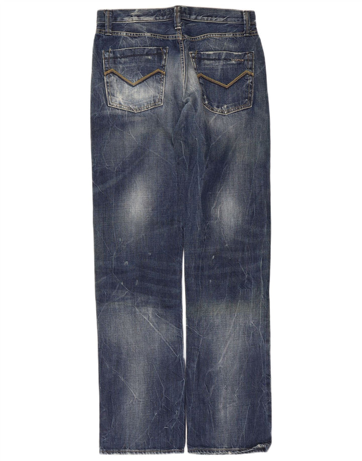 ENERGIE Straight jeans til mænd W32 L34 blå bomuld