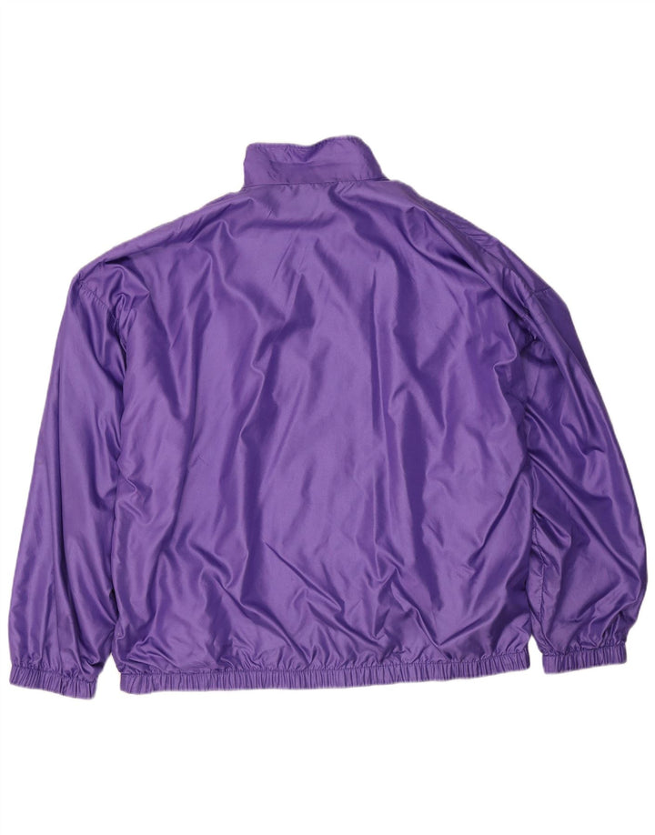 Vintage træningsdragt til mænd Top jakke 2XL Lilla polyamid