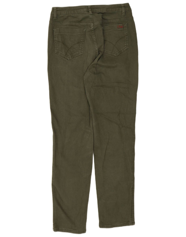 Crew Tøj Dame Kæreste Slim Jeans UK 10 Small W28 L28 Grøn Bomuld