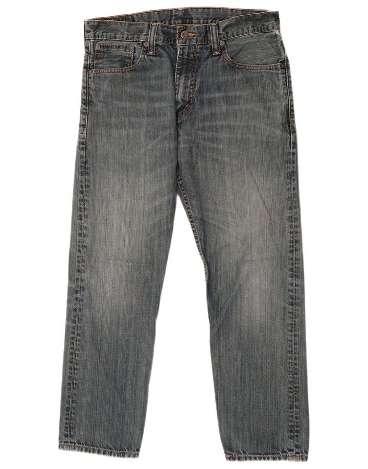 Levi's Herre 521 Slim Tapered Jeans W34 L30 Blå Bomuld