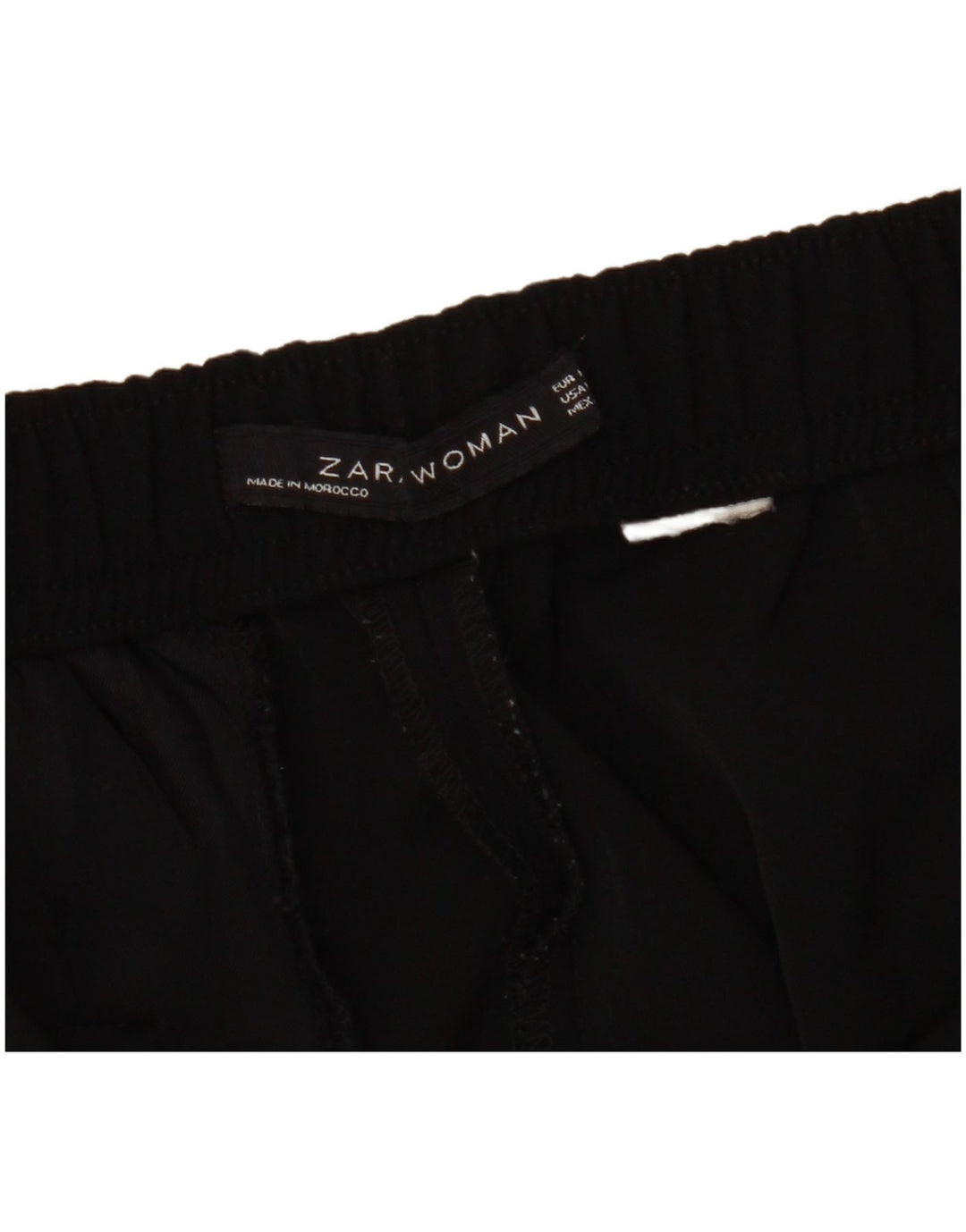 Zara Dame tilspidsede Casual Bukser Medium W30 L27 Sort