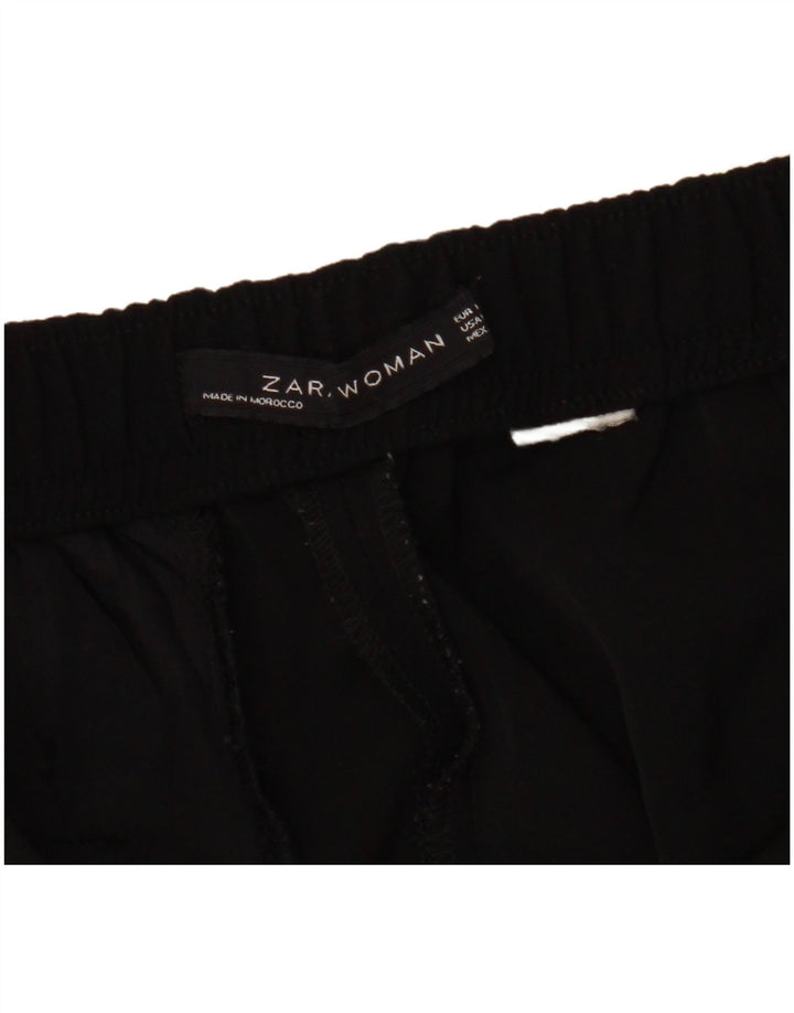 Zara Dame tilspidsede Casual Bukser Medium W30 L27 Sort