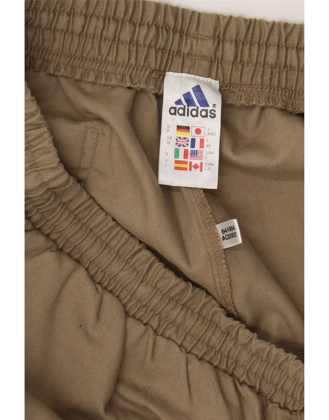 Adidas Herre Casual Shorts Large W32 Beige Polyester