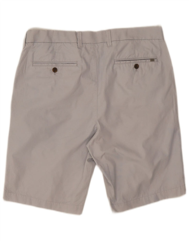 Marks & Spencer Chino Shorts til mænd W34 Large Grå Bomuld