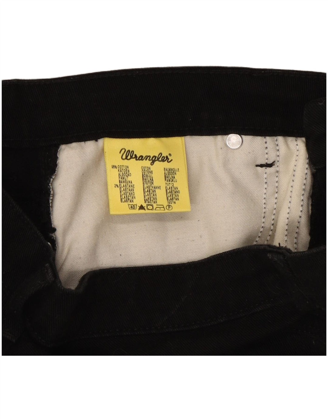 Wrangler Dame Bootcut Jeans W31 L32 Sort Bomuld