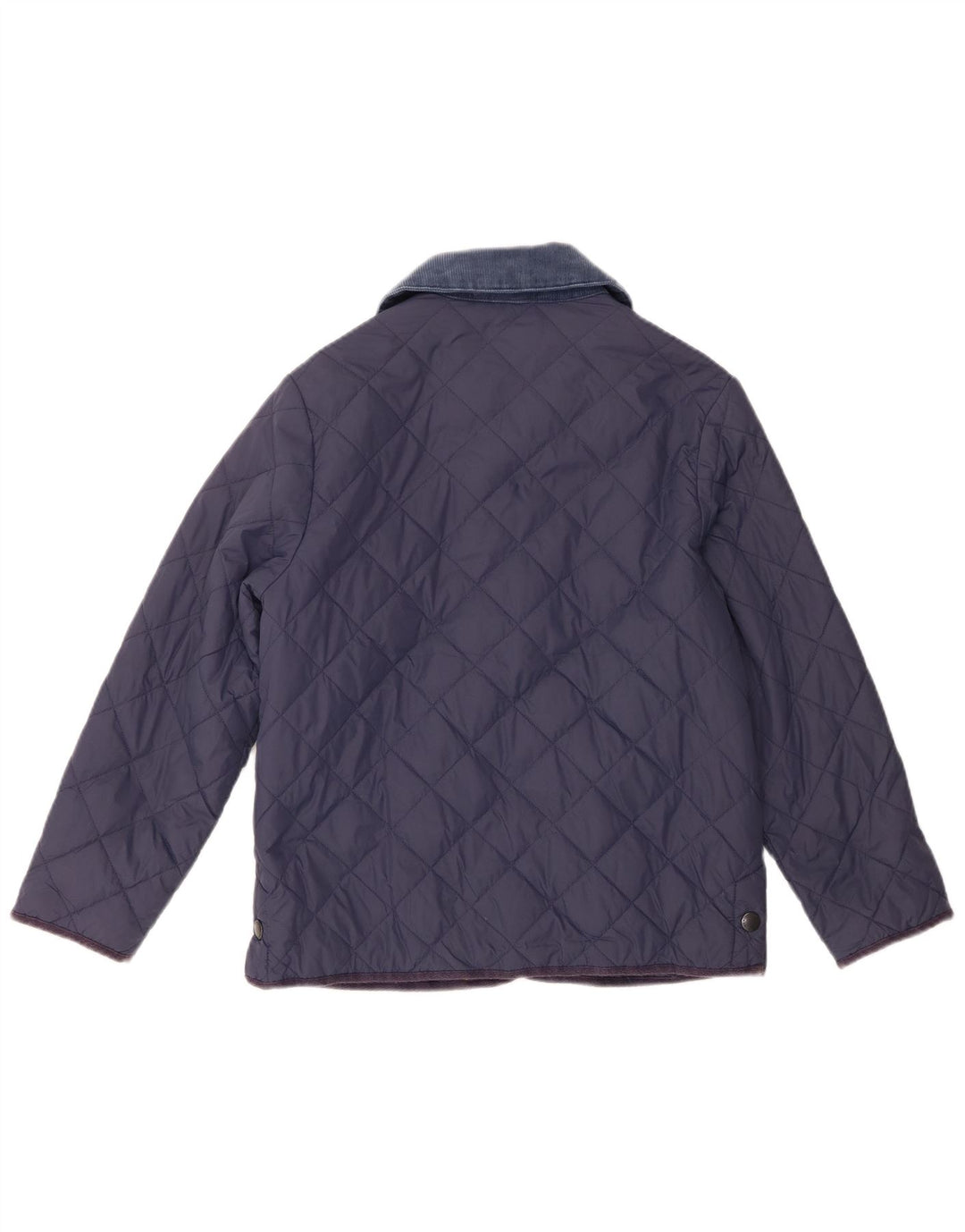 Jack Wills Dame Quiltet Jakke UK 14 Medium Navy Blue Nylon
