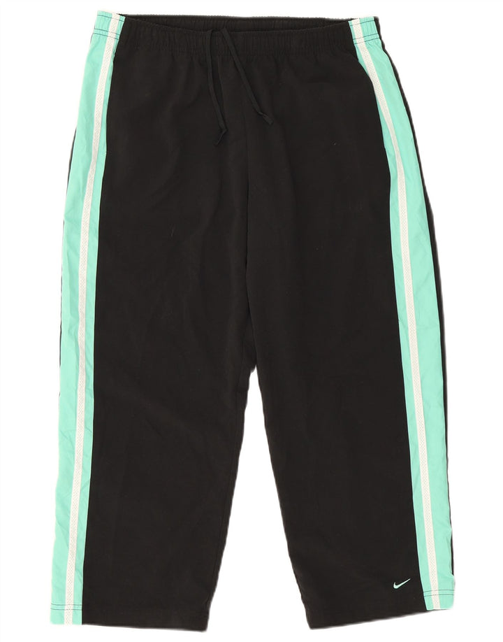 Nike Capri træningsdragtbukser til kvinder US 12/14 Large Black Colourblock