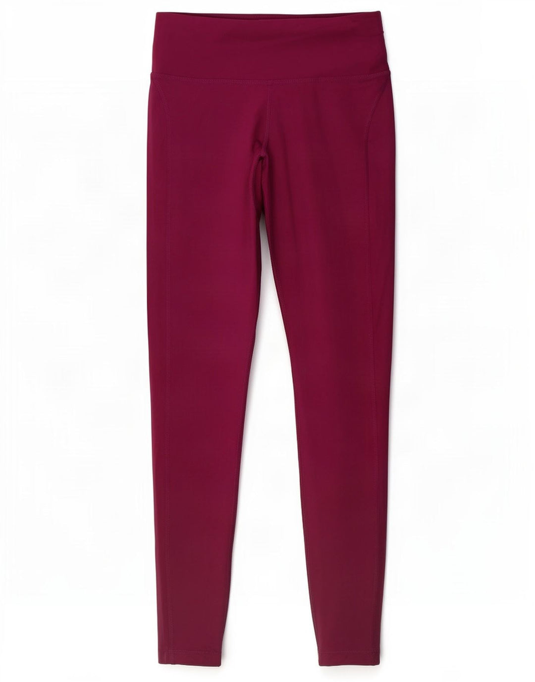 Nike Dame Dri Fit Leggings UK 10 Small Maroon