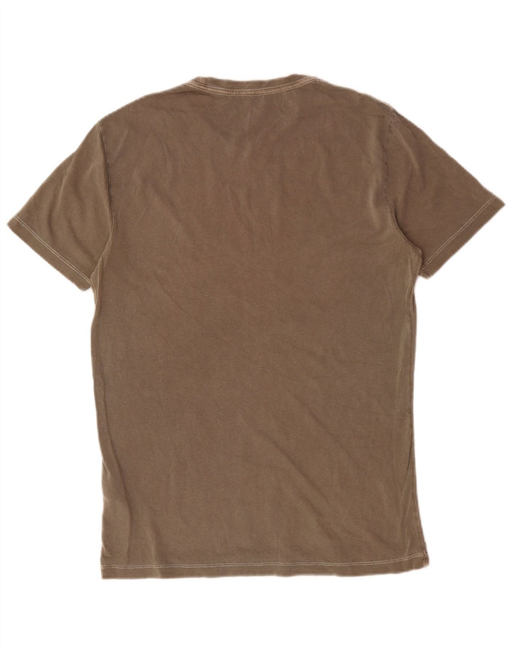 All Saints Herre Regular Fit T-shirt Top Lille brun bomuld
