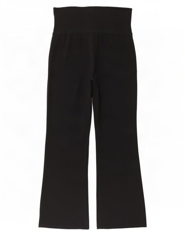 Marks & Spencer Dame Leggings med brede ben UK 16 Large W32 L28 Sort Bomuld