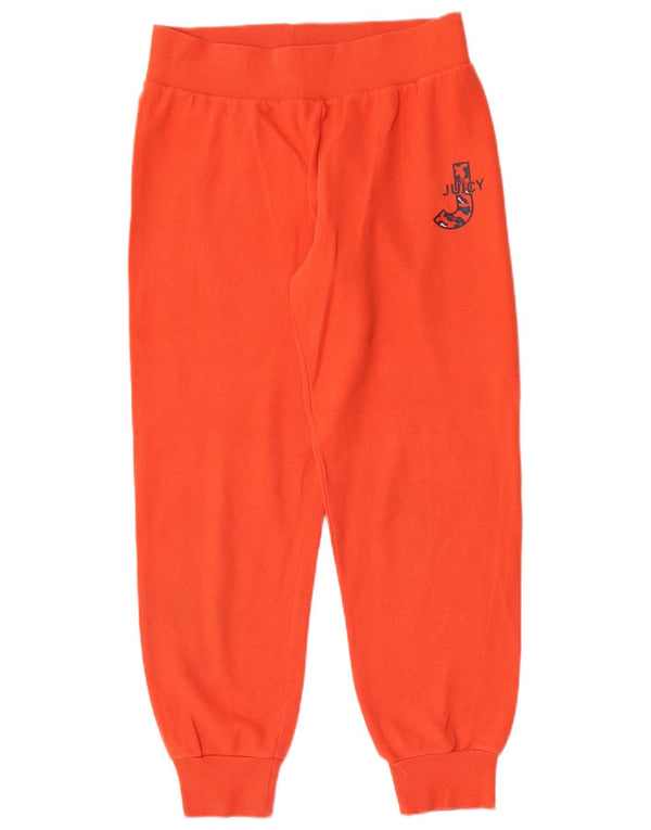 Juicy Couture Dame træningsdragt Bukser Joggers UK 14 Medium Orange Bomuld