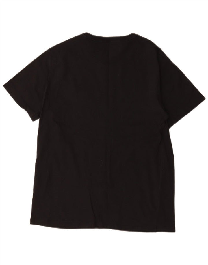 Levi's Herre Standard T-Shirt Top Medium Sort Bomuld