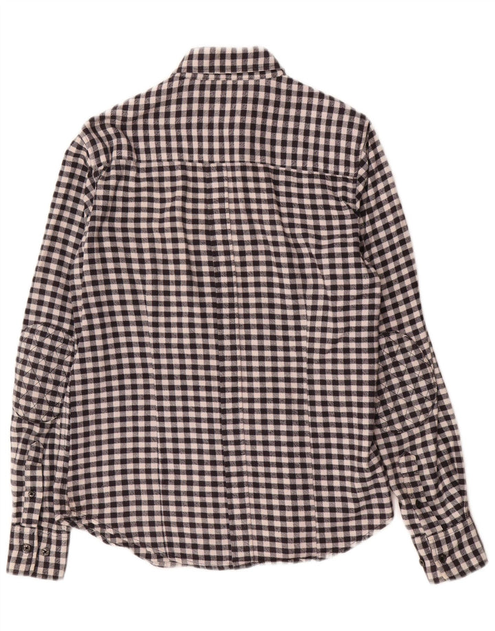 Zara Herre Flanelskjorte Medium Sort Gingham