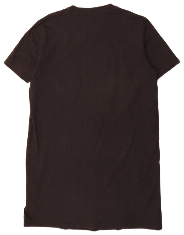 Adidas Graphic T-Shirt Dress UK 12/14 Medium Black