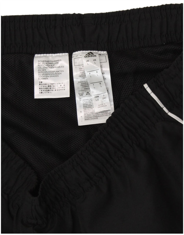ADIDAS Træningsdragtsbukser til kvinder UK 14 Large Sort