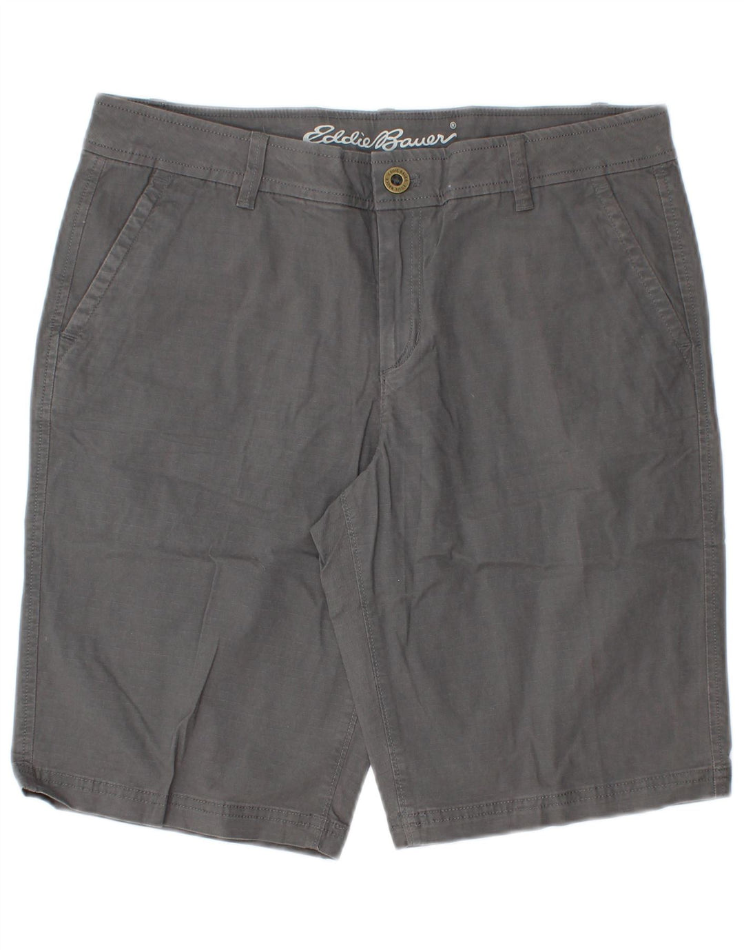 Eddie Bauer Chino Shorts til kvinder US 8 Medium W32 Grå Bomuld