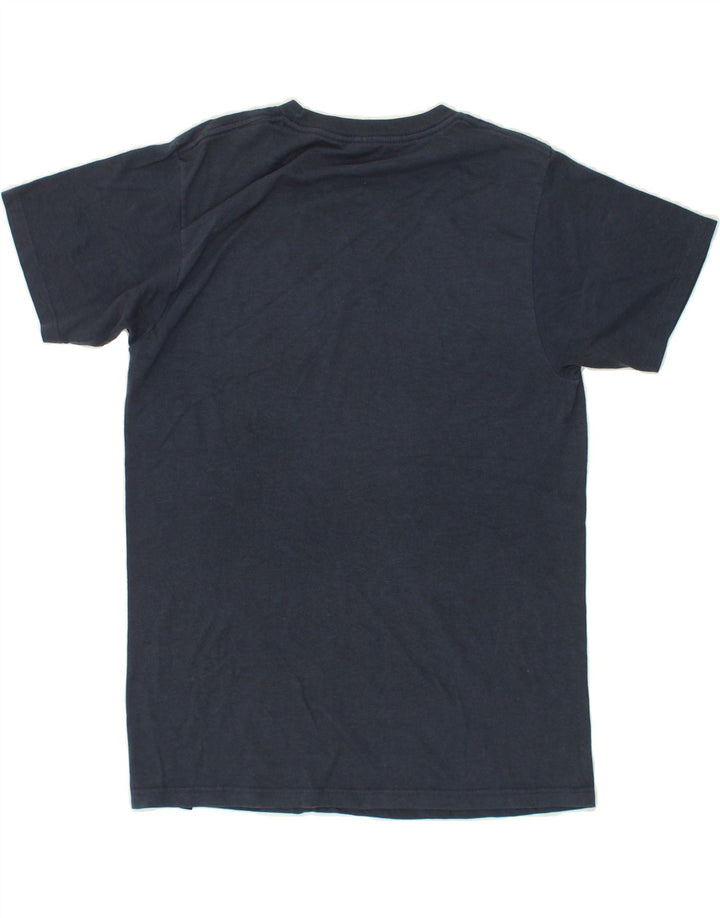 HURLEY Mens Graphic T-Shirt Top Small Navy Blue Vintage Hurley and Second-Hand Hurley from Messina Hembry 