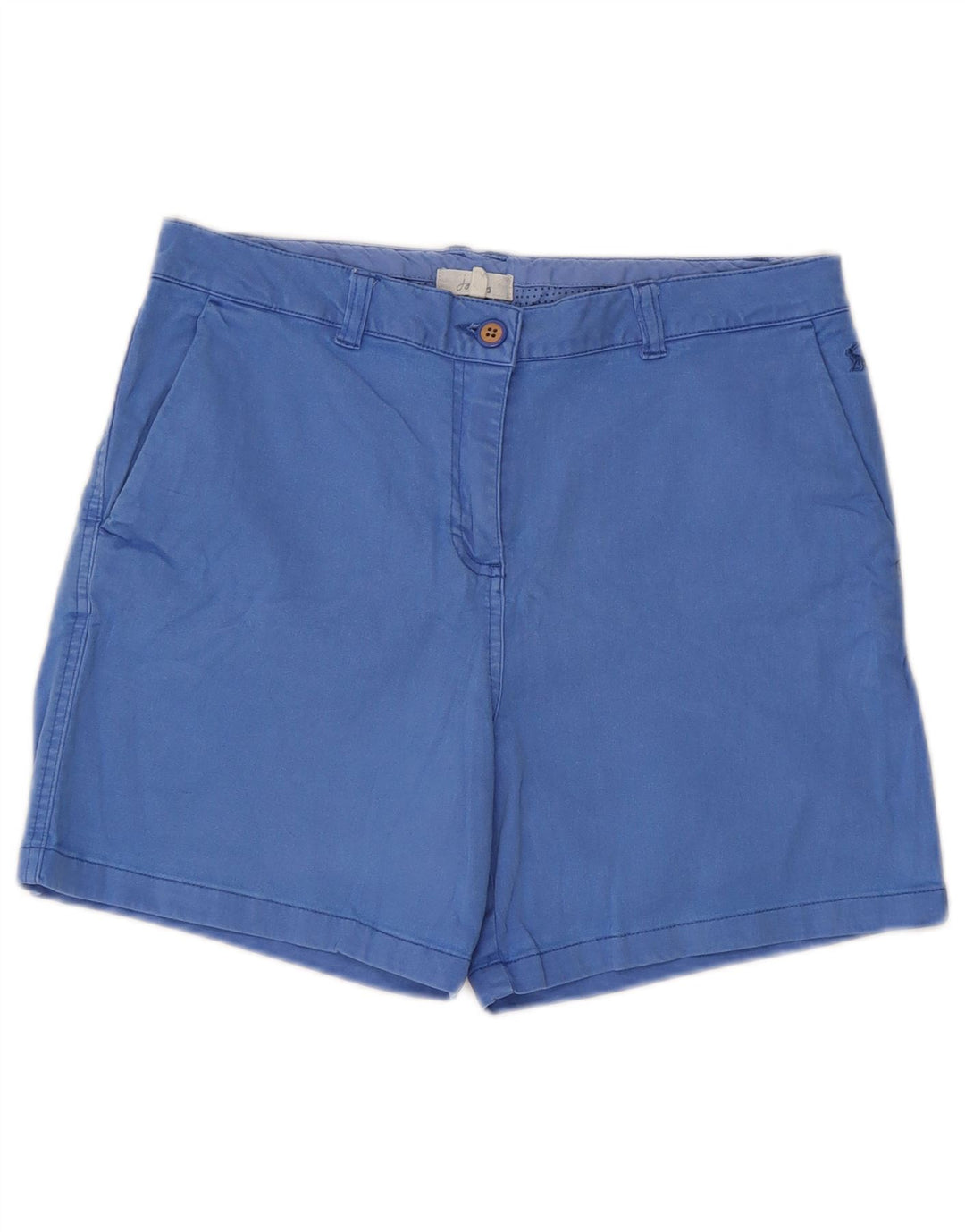 JOULES Womens Chino Shorts UK 14 Medium W30 Blue Cotton