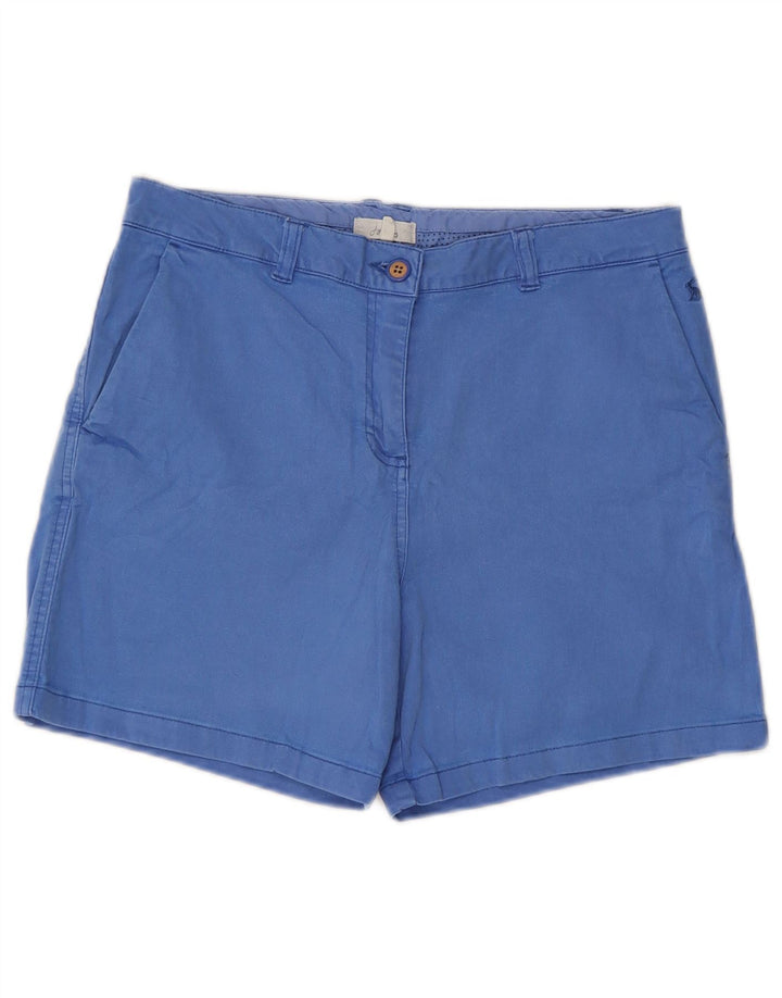 JOULES Womens Chino Shorts UK 14 Medium W30 Blue Cotton