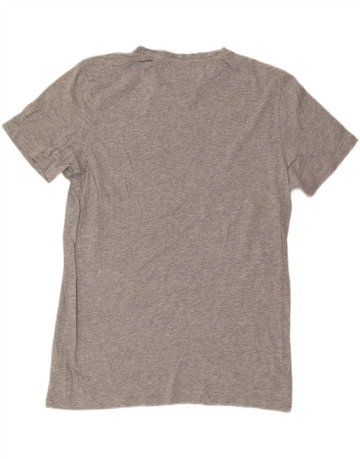 JACK & JONES Mens Regular Fit Graphic T-Shirt Top Large Grey Cotton Vintage Jack & Jones and Second-Hand Jack & Jones from Messina Hembry 