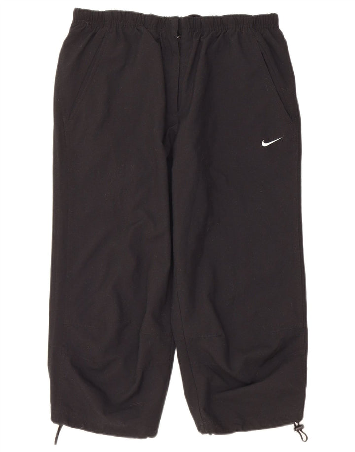Nike Capri træningsdragtbukser til kvinder UK 10/12 Medium Black Polyester