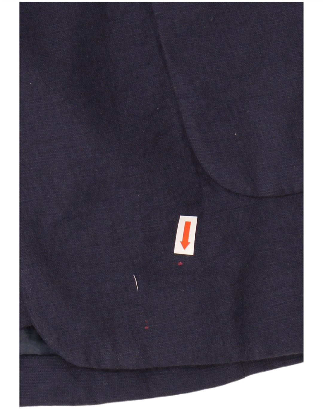 WAREHOUSE Womens 1 Button Blazer Jacket UK 10 Small Navy Blue Viscose