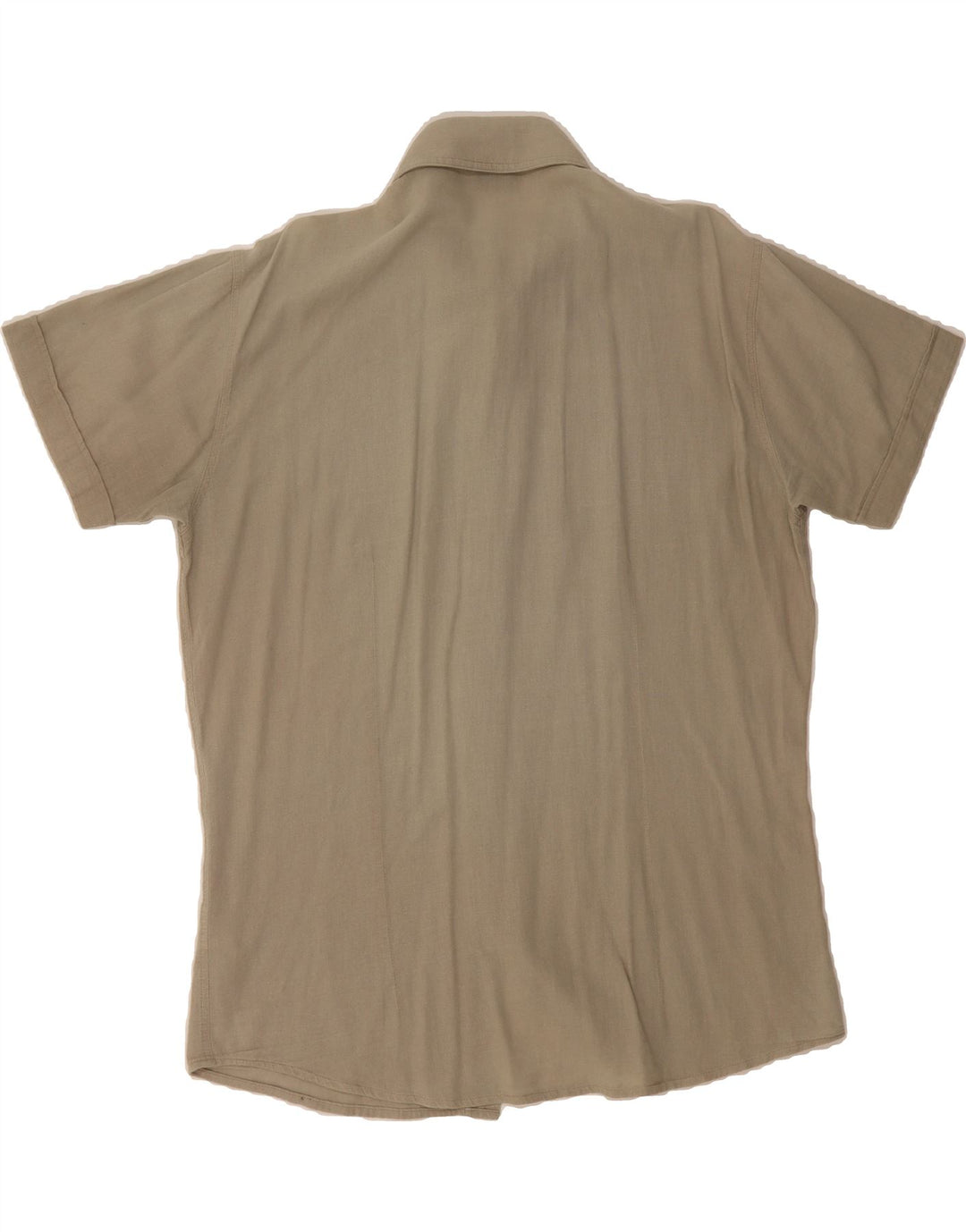 LEE Mens Short Sleeve Shirt Large Grey Vintage Lee and Second-Hand Lee from Messina Hembry 