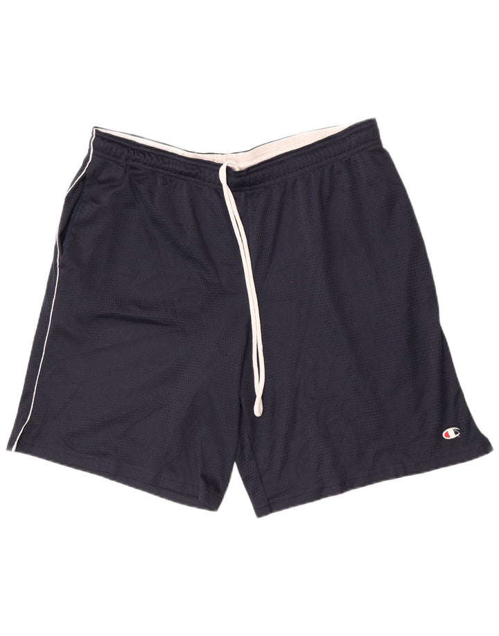 Champion Herre Sportshorts Large Navy Blue