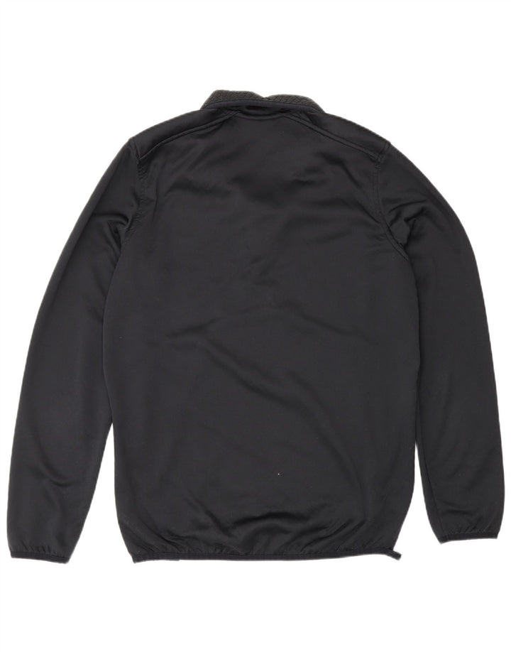 Canterbury Sweatshirt med lynlås til mænd, lille sort polyester