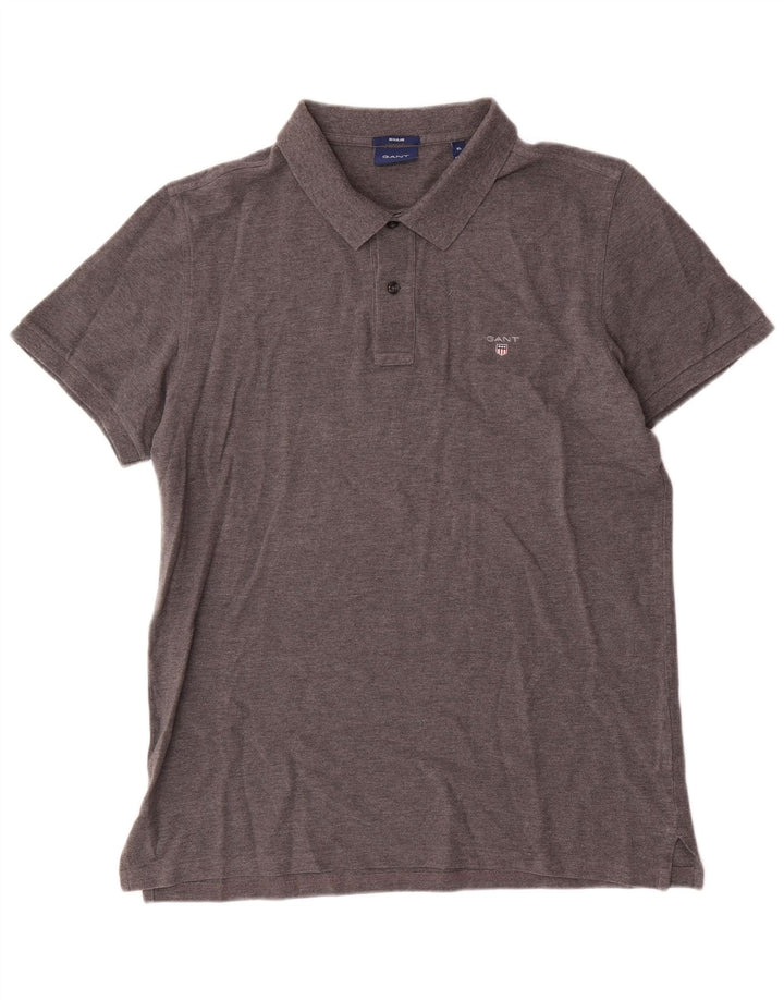 Gant Herre Regular Fit Polo Shirt XL Grå Bomuld