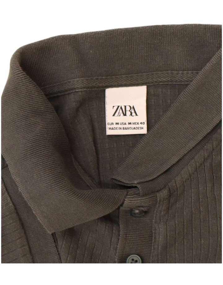 Zara herre poloshirt mellemgrå
