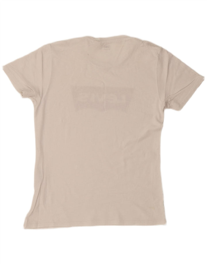 Levi's Herre grafisk T-shirt top lille hvid