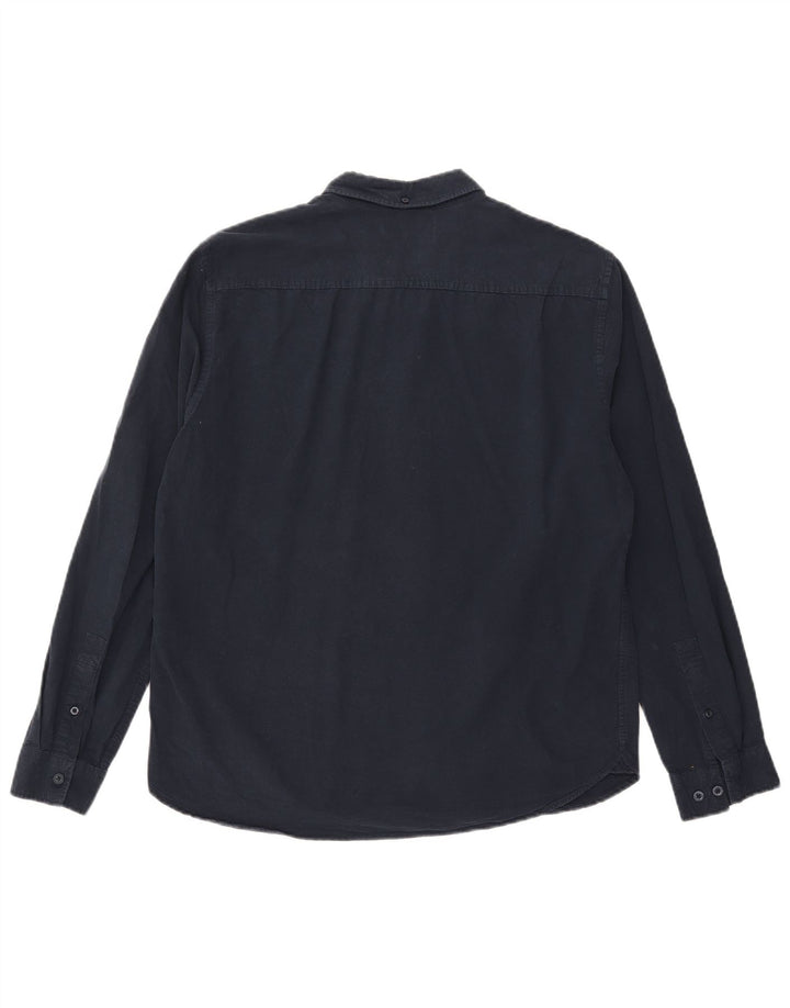 JACK WILLS Slim Fit skjorte til mænd, stor marineblå