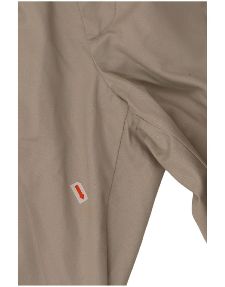 MARKS & SPENCER Womens Straight Chino Trousers W32 L31 Grey Cotton