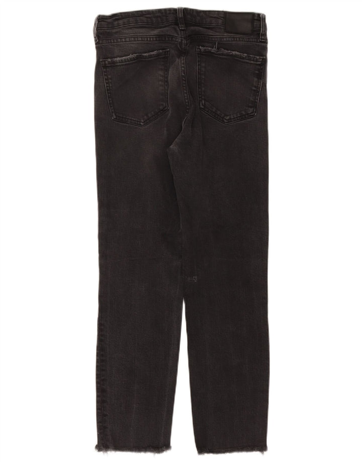 Zara Dame Straight Jeans EU 40 Medium W30 L26 Grå Bomuld