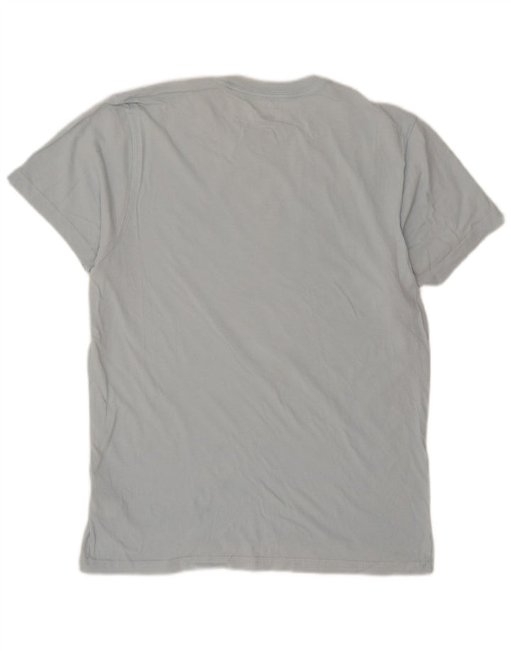 Vans Herre Custom Fit grafisk T-shirt top mellemblå bomuld