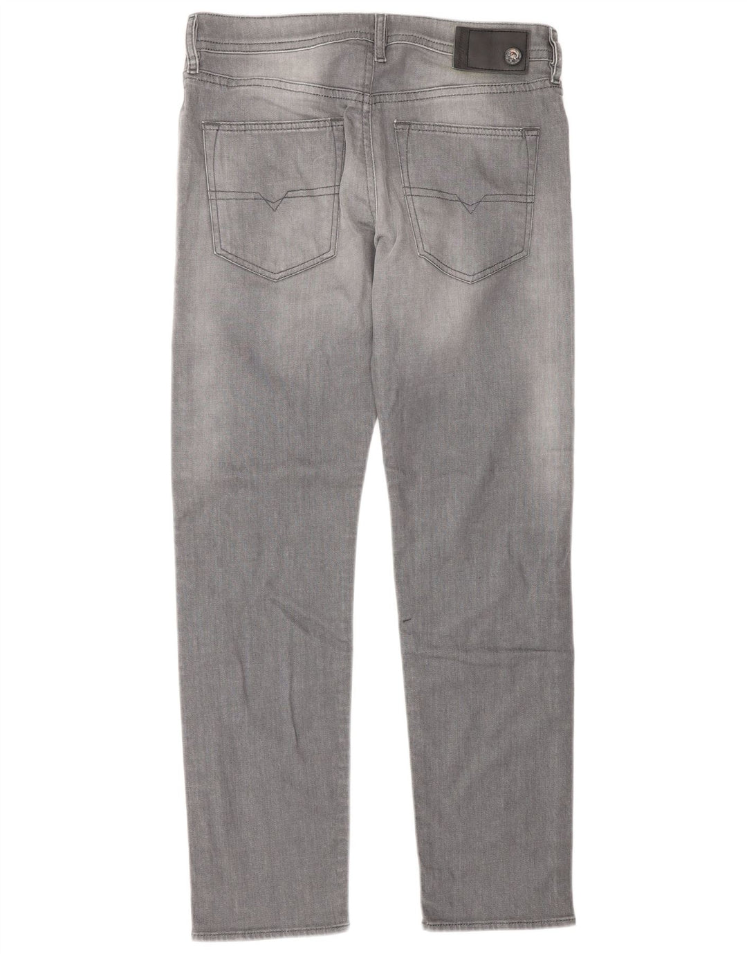 Diesel Straight Jeans til mænd W30 L30 Grå Bomuld