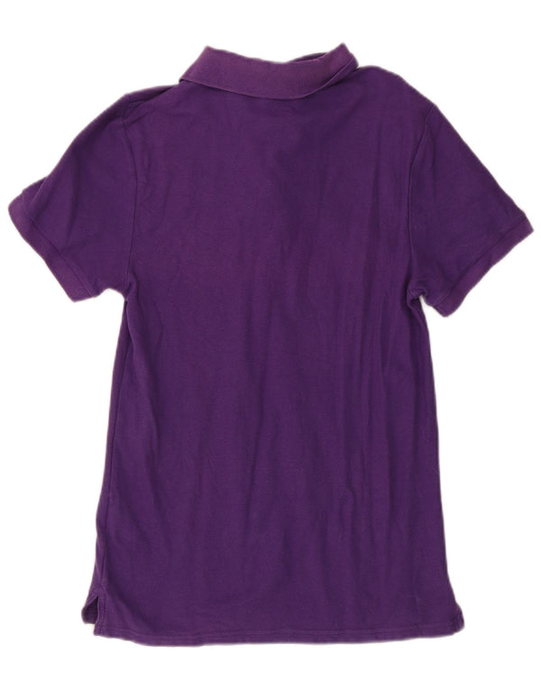 NIKE Mens Polo Shirt Small Purple Cotton