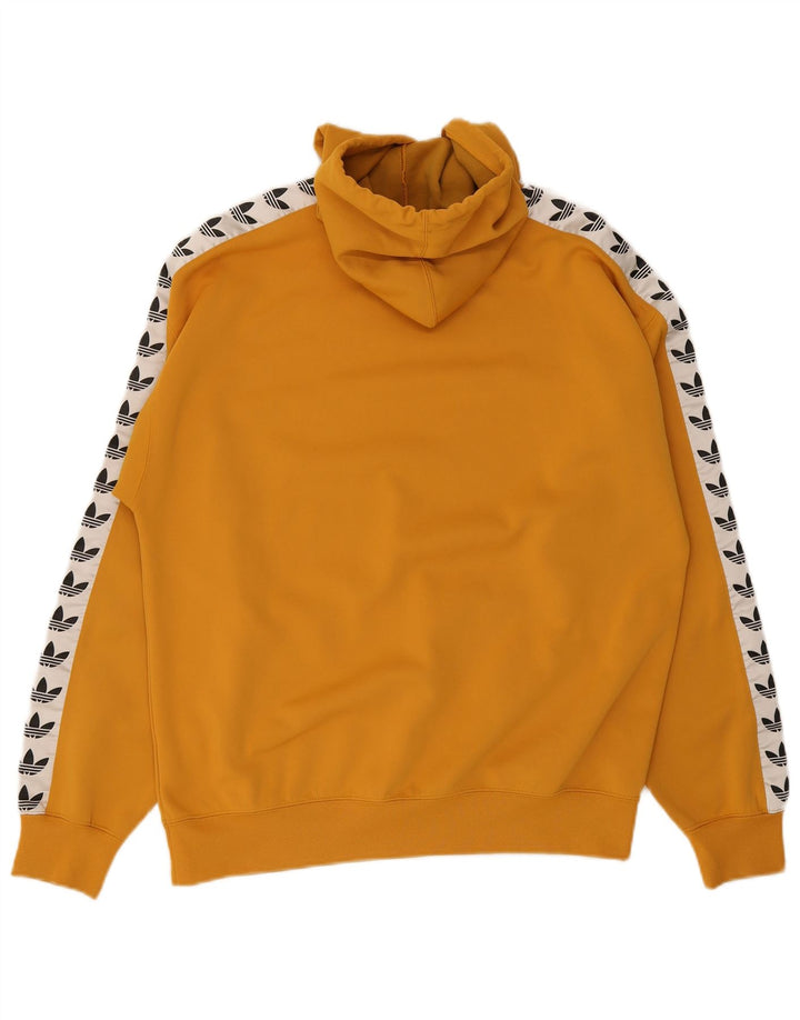 Adidas Grafisk hættetrøje til mænd mellem gul Colourblock Polyester