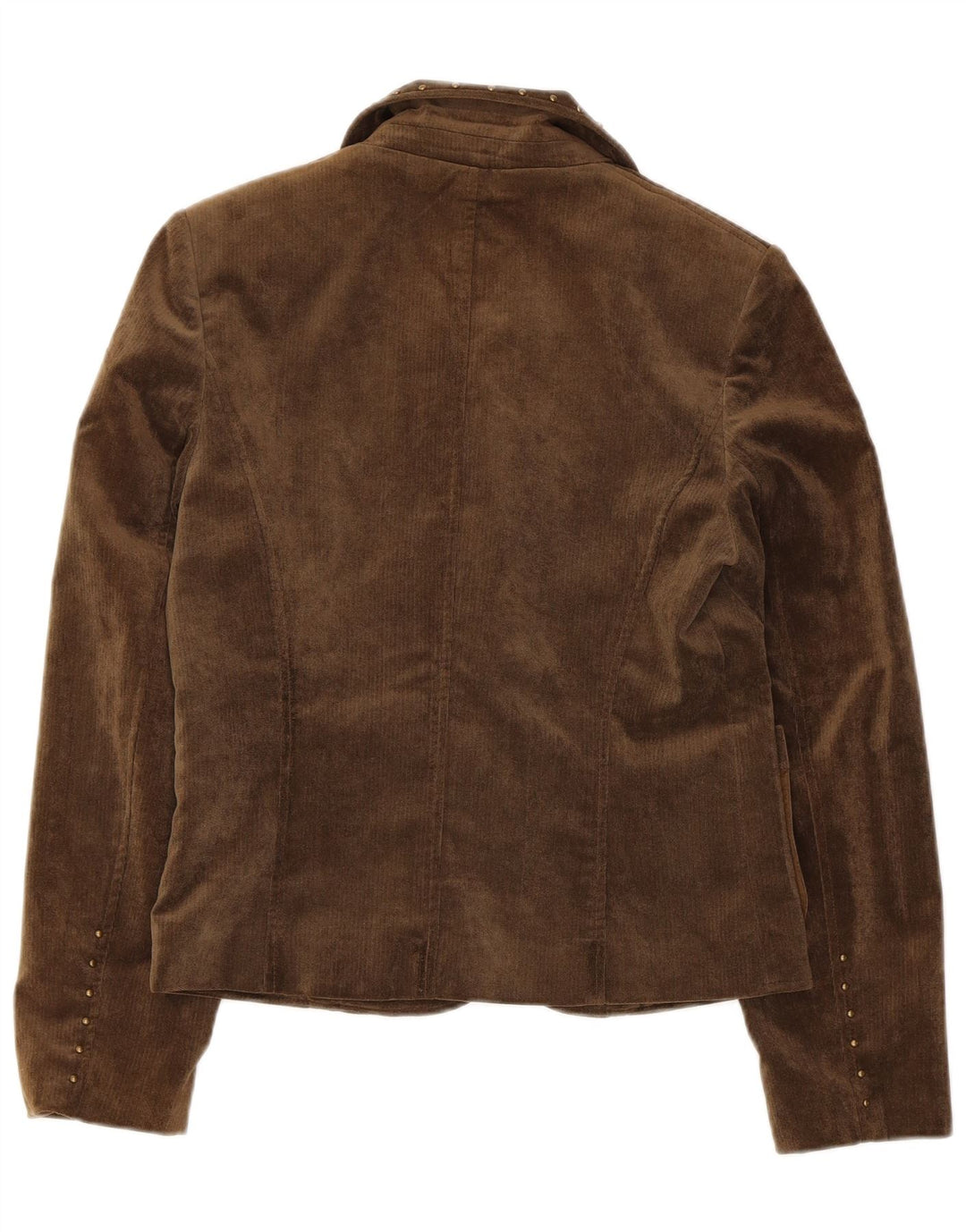 Roberta Dame 3-knaps Corduroy Blazer Jacket IT 44 Medium Beige Bomuld