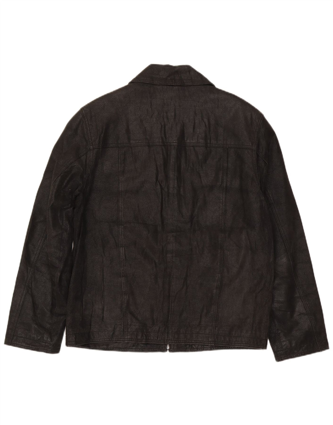 I Extenso Herre Læderjakke UK 38 Medium Sort