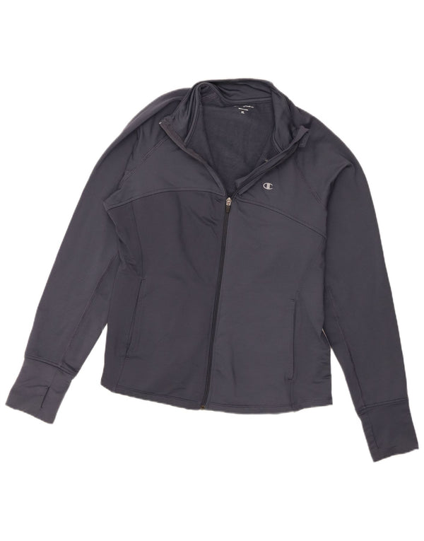 Champion Womens træningsdragt topjakke UK 18 XL marineblå polyester