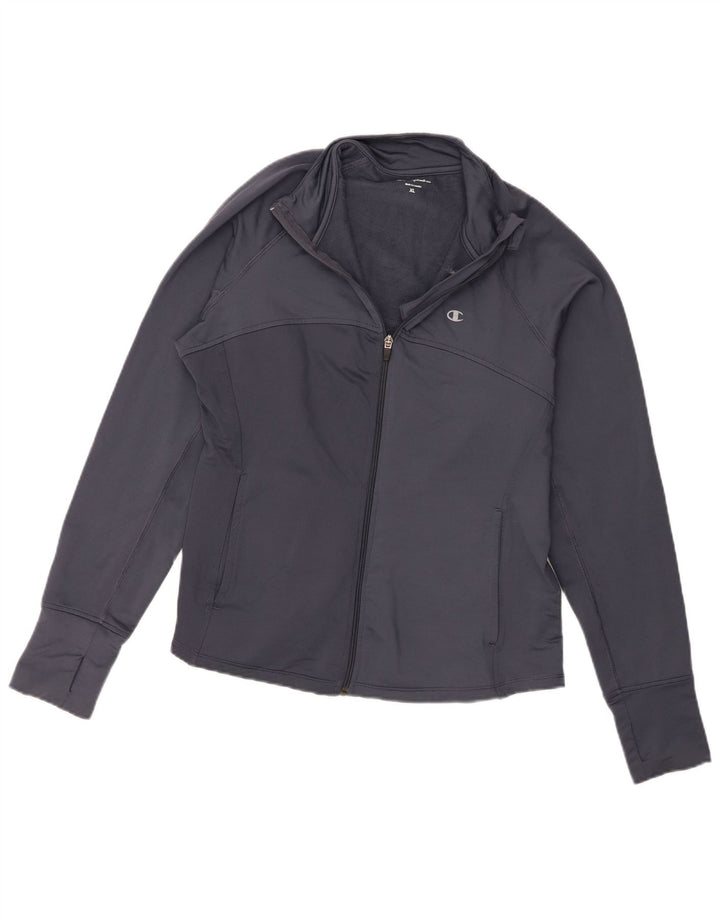 Champion Womens træningsdragt topjakke UK 18 XL marineblå polyester