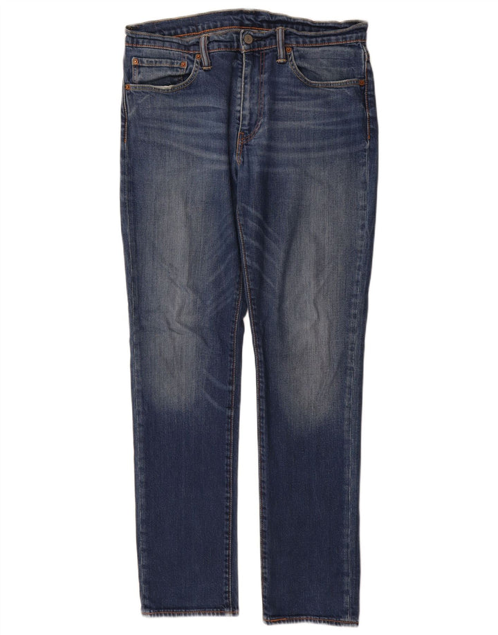 Levi's Slim Jeans til mænd W34 L32 blå bomuld