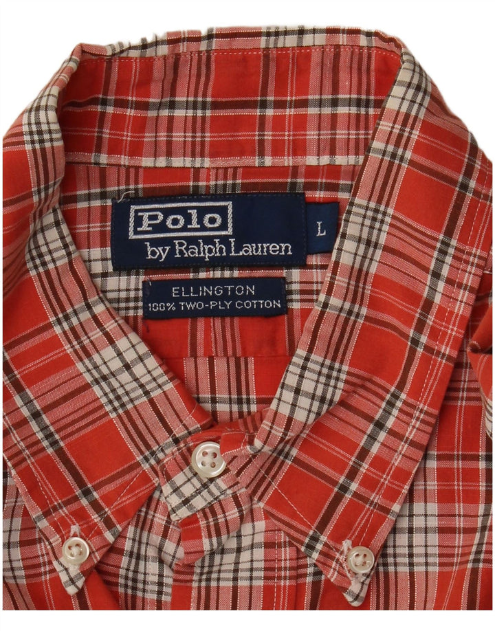 Polo Ralph Lauren herreskjorte stor rød ternet