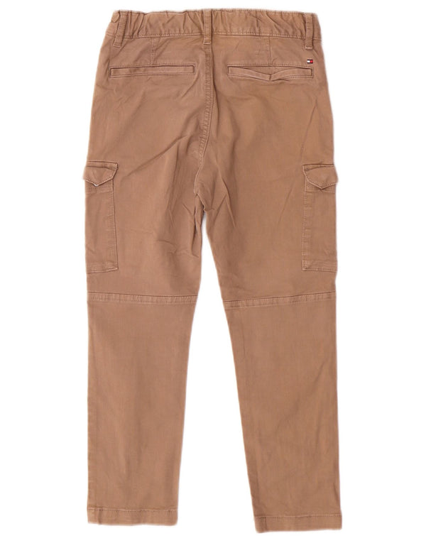 Tommy Hilfiger drenge Slim Fit Cargo Bukser 6-7 år W22 L19 Beige Bomuld