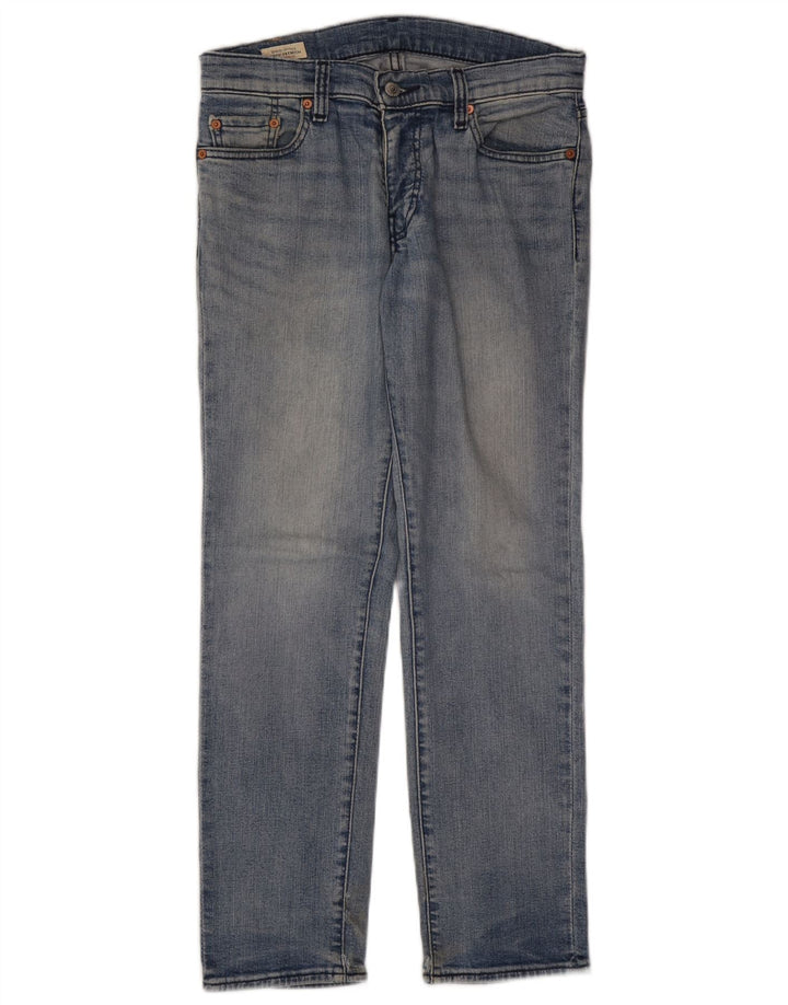 LEVI'S Dame 511 Slim Jeans W29 L30 Blå Bomuld